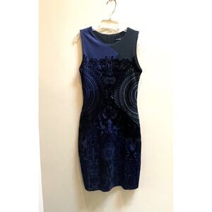 Desgual Women Sleeves Dress Beautiful Velour Design